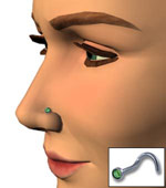 Nostril-Piercing